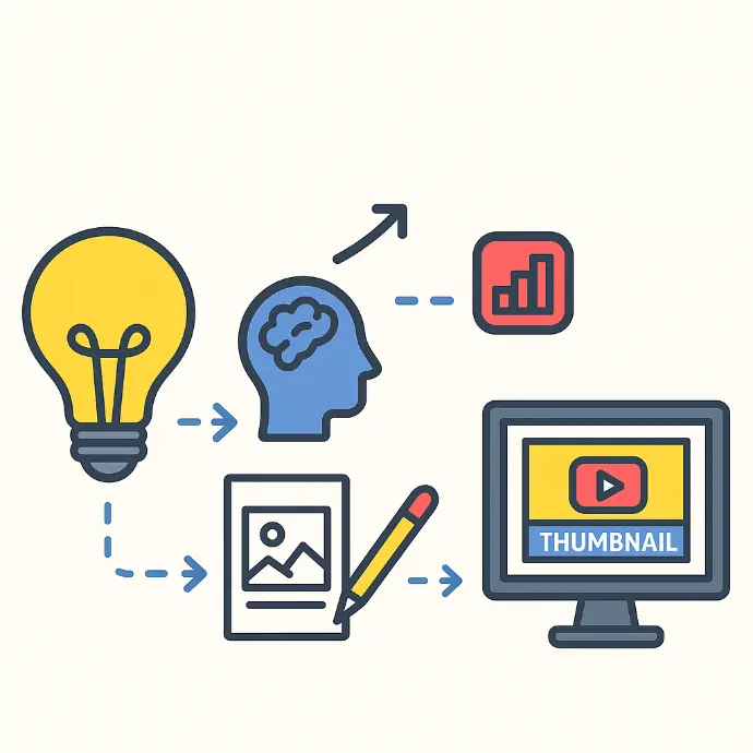 Ideation Smart, research-driven thumbnail ideas crafted to grab attention and drive clicks.